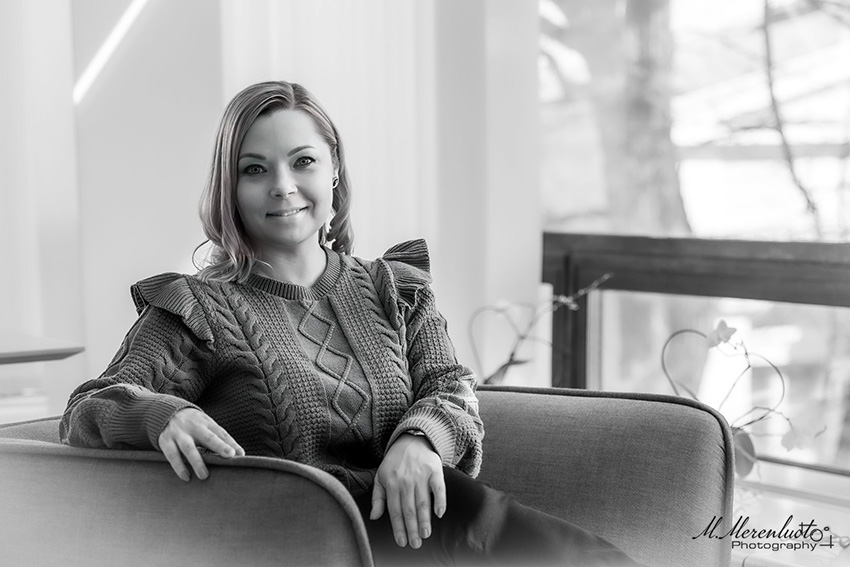 Owner of the marmol estates, Jenny Ruuskanen