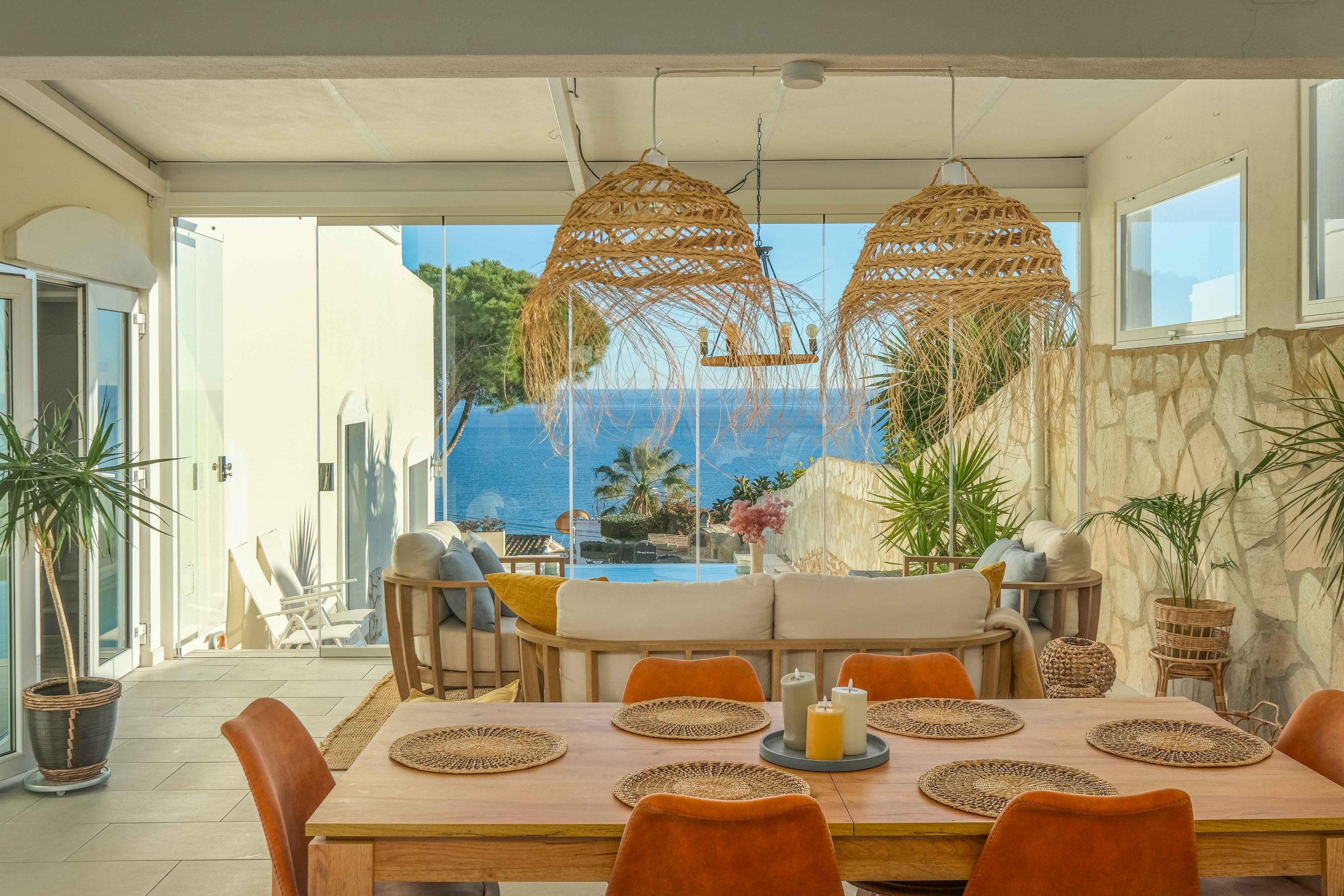 View from the dining table